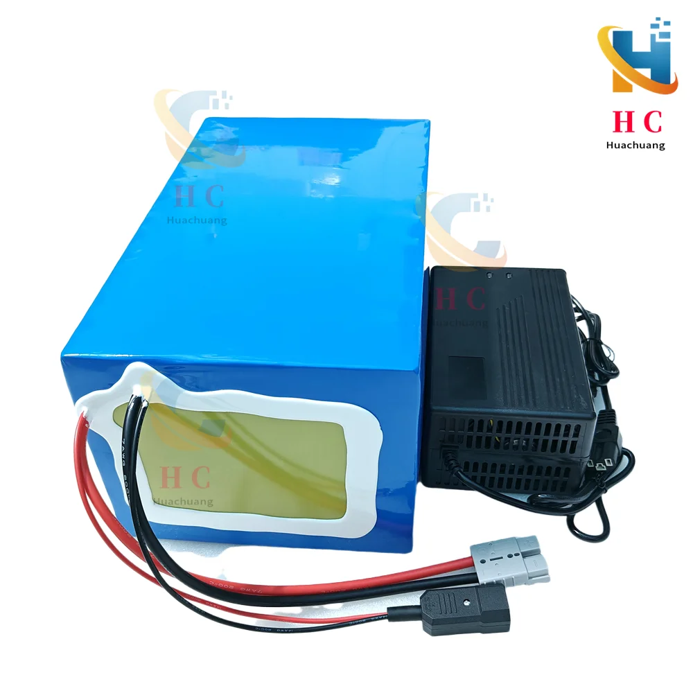 72v 40Ah 50Ah 60Ah 70Ah 80Ah 100Ah lithium ion battery with bluetooth BMS for 5000W scooter Motorcycle Forklift Crane truck