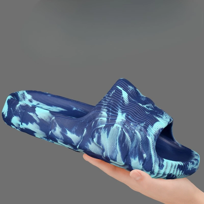 Large Size Slippers Men's Summer Sports Wear Beach Leisure Home Bathing Wear-resistant Stepping on Shit Sandals