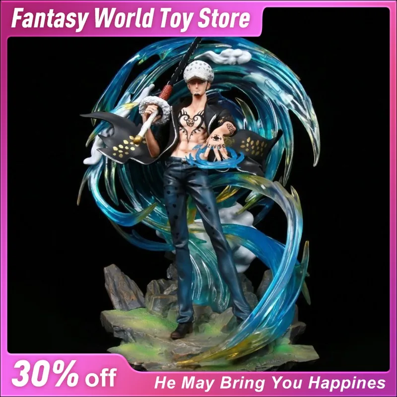 

One Piece GK Statue Trafalgar Law Phantom & Dream Version | Light-up Anime Scene Figure Model Ornament Collectible Decor Gift