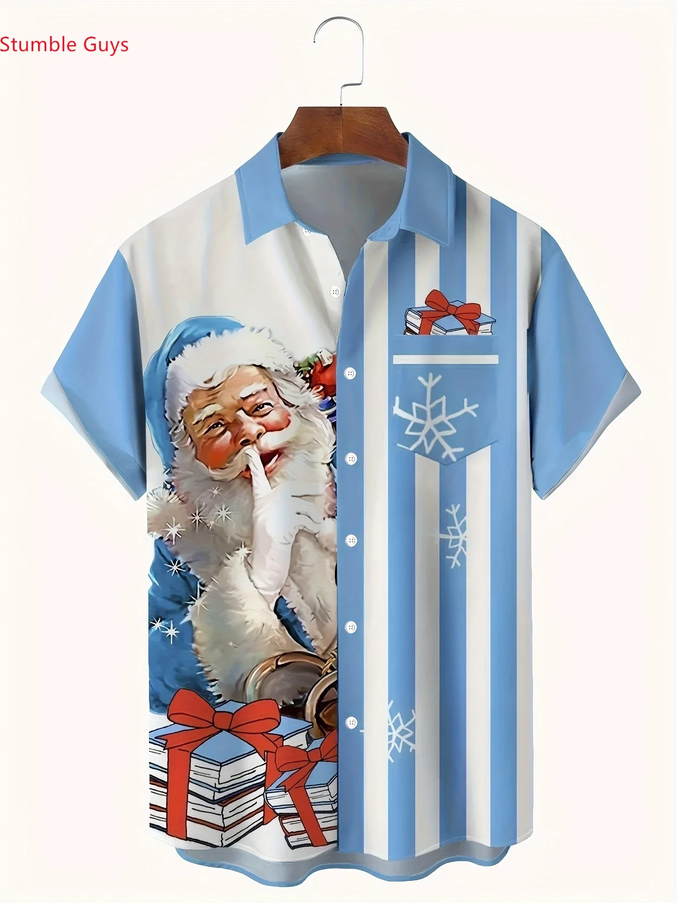 

Men's Casual Hawaiian Shirt Summer Man Short Sleeve Bold Beach Party Print Breathable Lightweight Stylish Holiday Tops