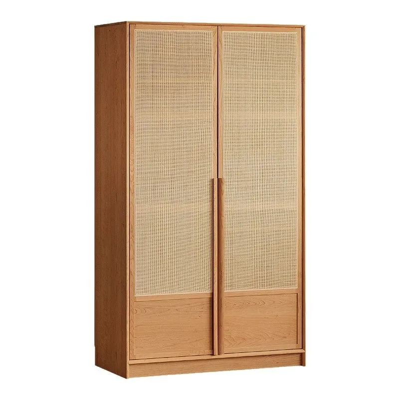

Wardrobe, Japanese style, combination, cherry wood, rattan, storage, storage