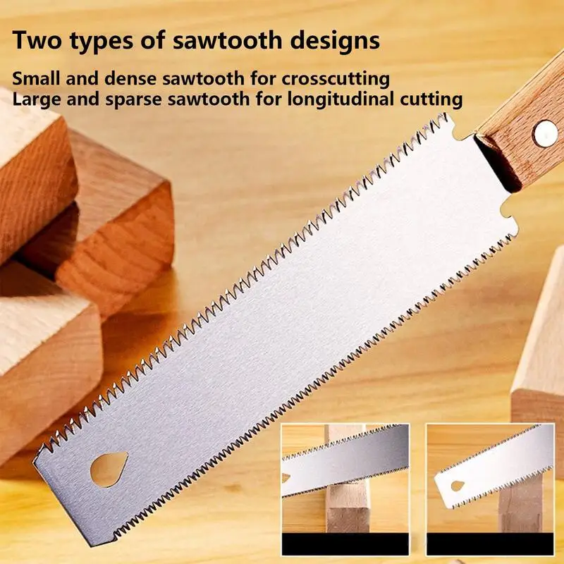 

Woodworking Hand Saw 5.9 Inch Hand Saw With Double Edges Woodworking Tool Japanese Wood Cutter Tools For Woodworking And Garden