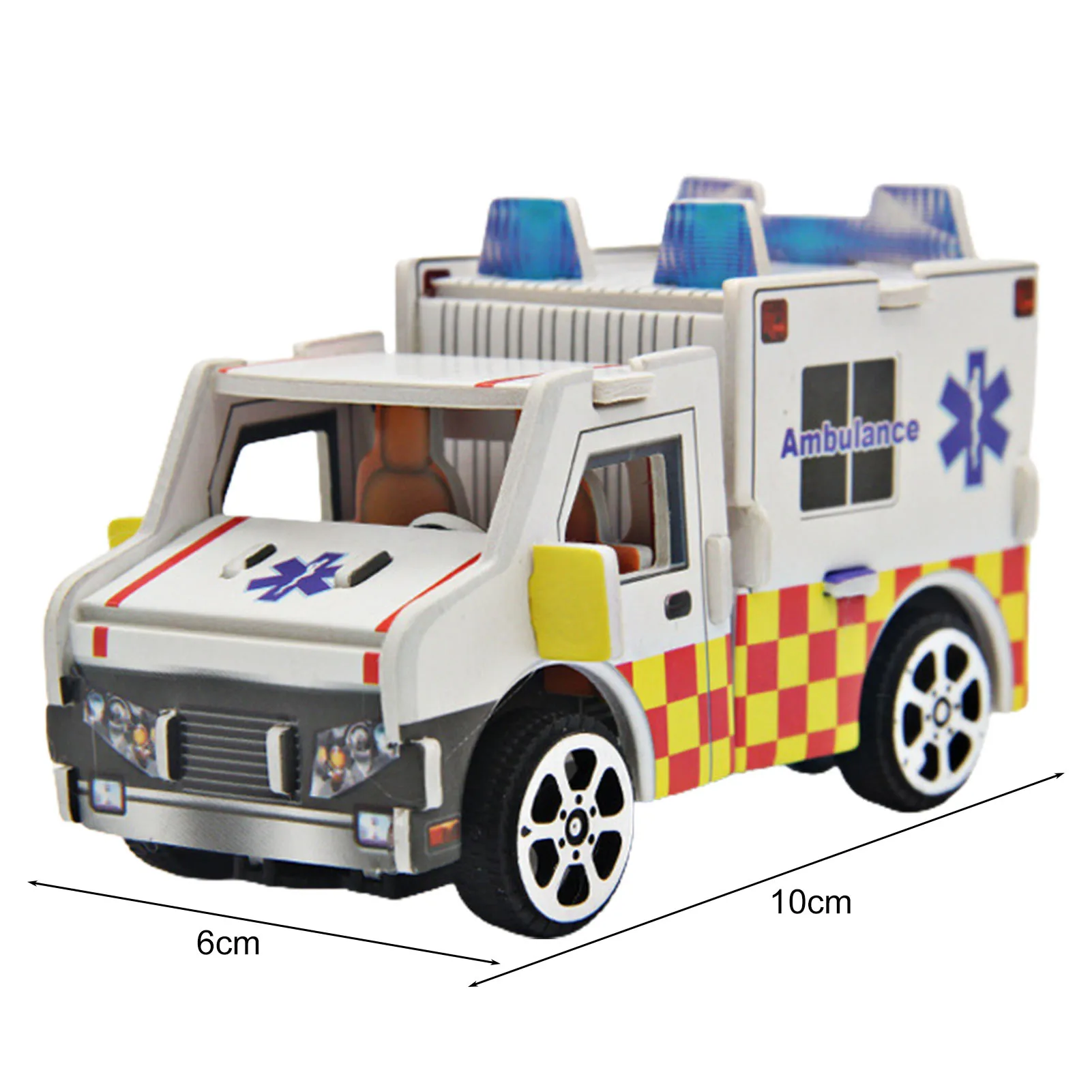 3D DIY لغز القلعة تجميع نموذج الكرتون سيارة ورقة لعبة طفل التعلم المبكر البناء نمط هدية الأطفال منزل لغز