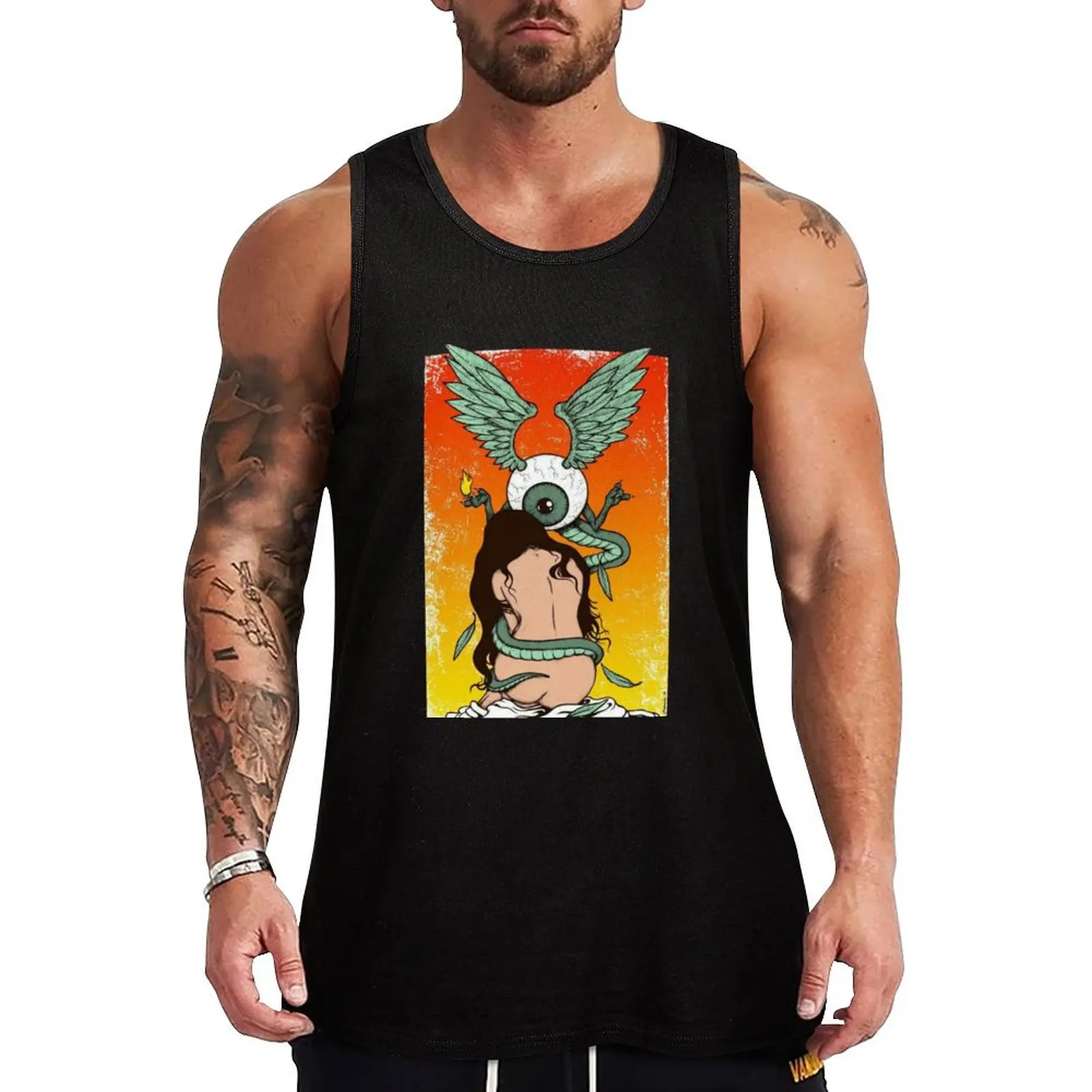 

Original Qotsa Tank Top Working vest Men's sports t-shirt cool things