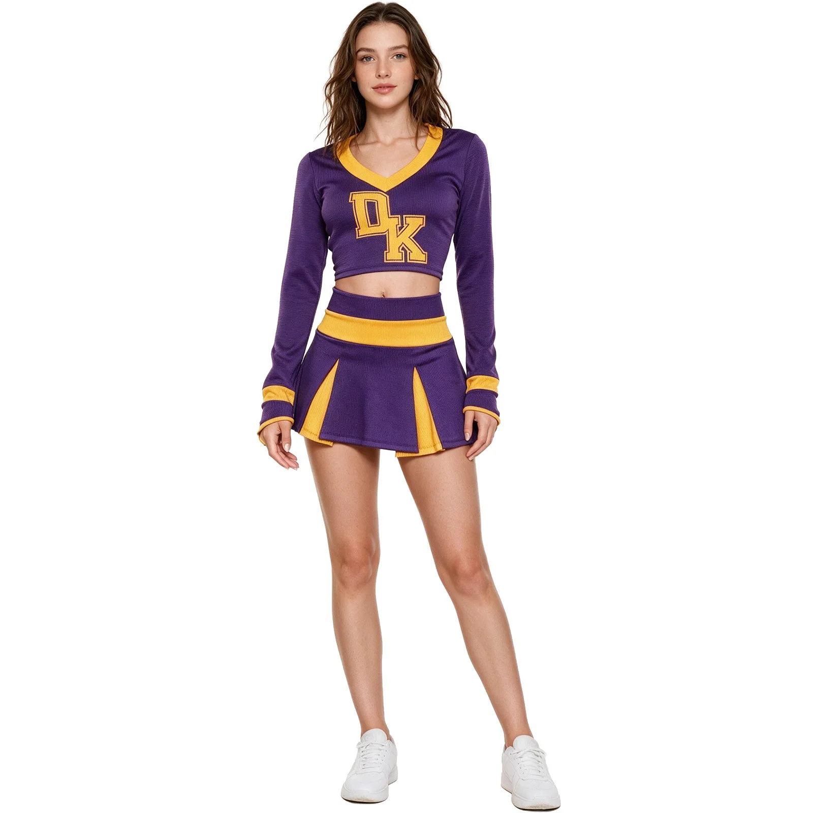 Conjunto de falda de cosplay de la animadora Jennifer, con estampado de cuadros, inspirado en Megan Fox, uniforme de Jennifer, disfraz de Halloween, atuendo de película de terror.