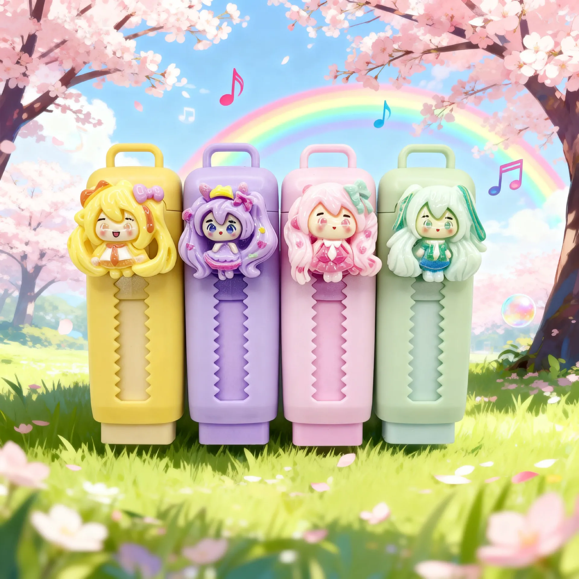 

New model Hatsune Mikus Eraser Random Color Cute Korean Stationery School Office Supplies For Back To School