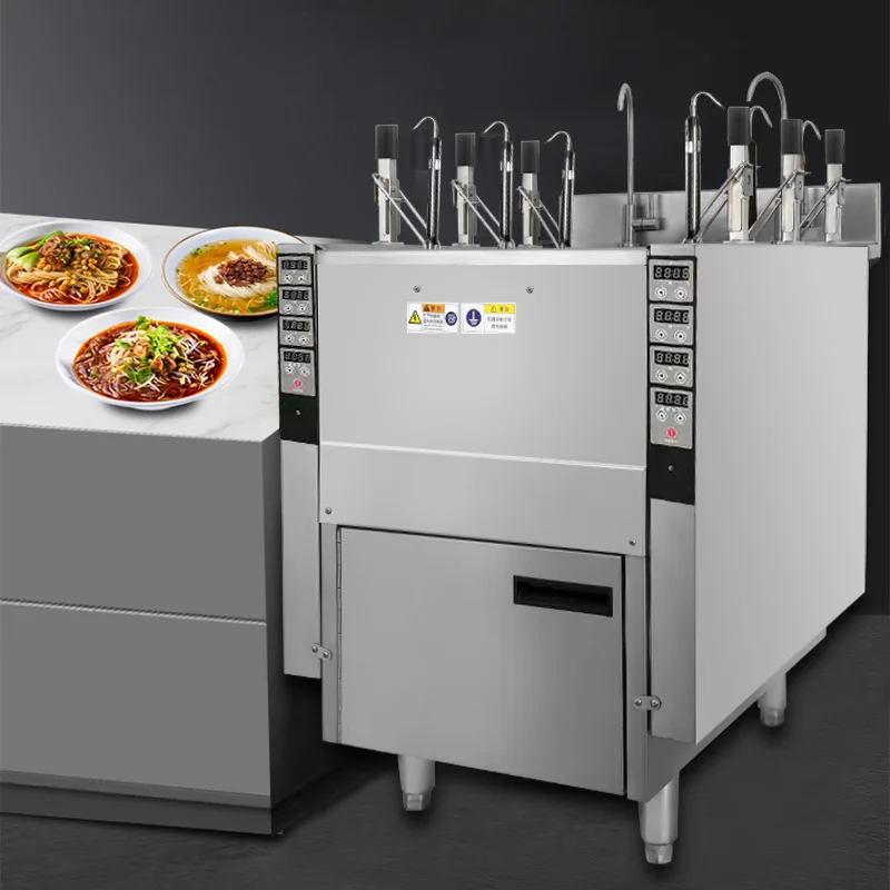 Electric & Gas Automatic Pasta & Noodle Cooker 304 Stainless Steel for Ramen Dumplings Noodles