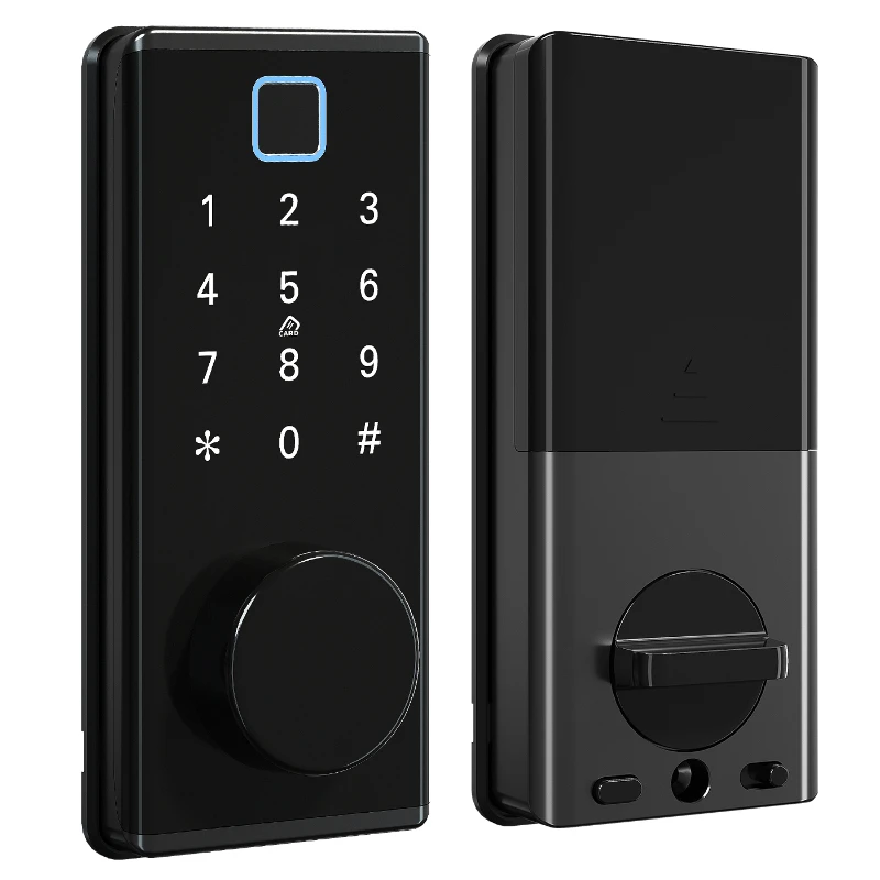 Touch Switch Wholesale Indoor Glass Fingerprint Door Apple Smart Digital Wifi Tuya Lock