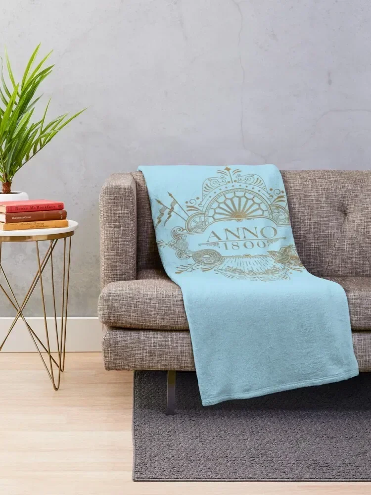 Anno 1800 Logo Essential T-Shirt Throw Blanket for sofa Weighted Fashion Sofas Plush Blankets