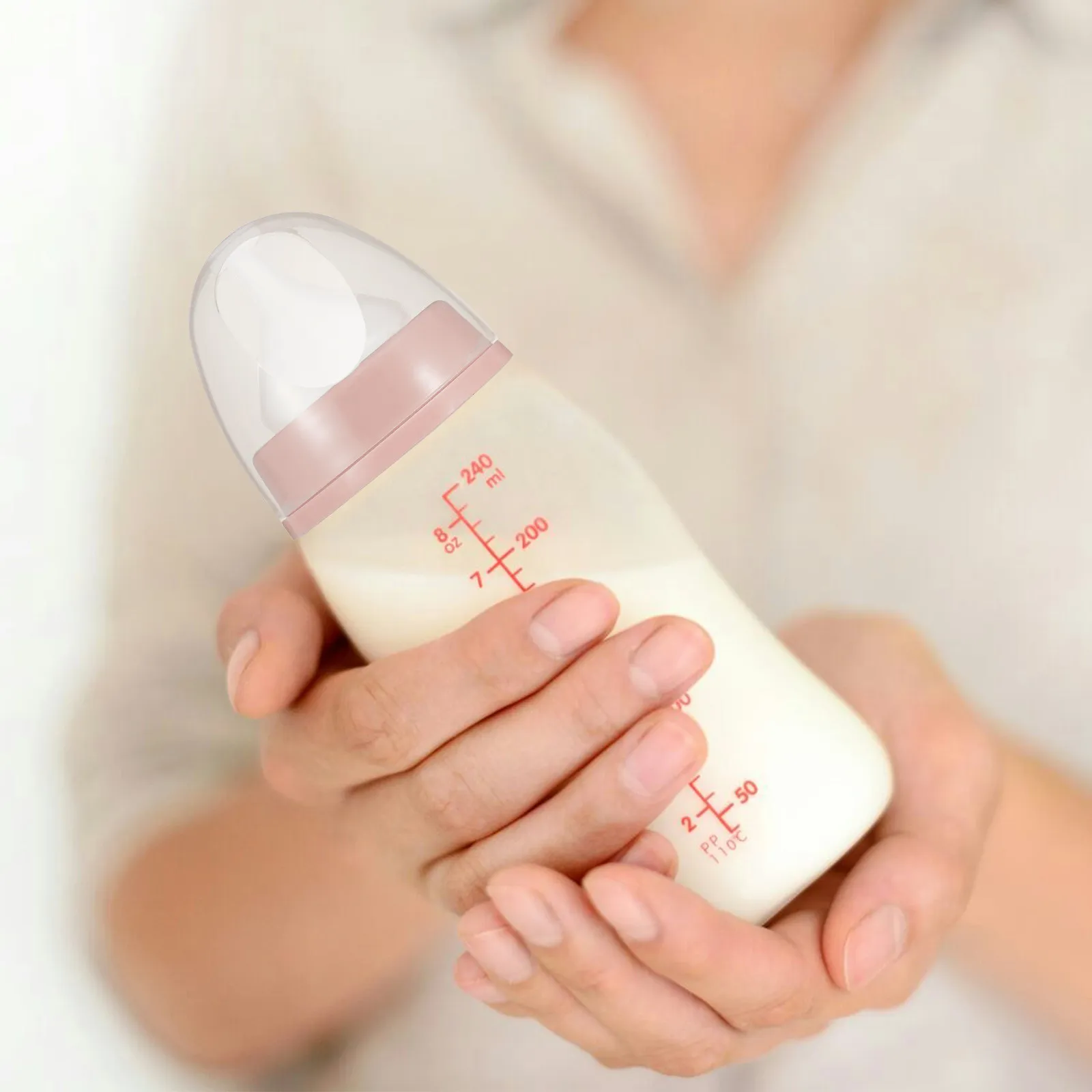 

3 pcs Universal Baby Bottle Caps Transparent Replacement Lids Reusable Leak-Proof Feeding Bottle Covers For Travel Home Kitchen