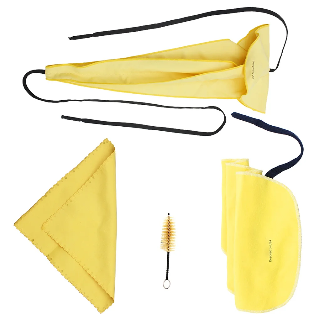

Saxophone Cleaning Accessories Set Passing Cloth Wiping Cloth Mouthpiece Brush Kit Saxophone Brush Sax Accessories