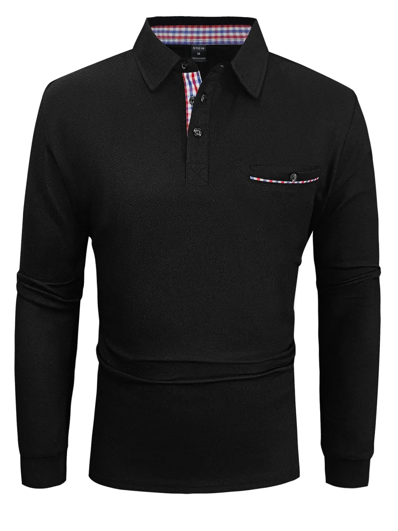 Das Neue Herren-Langarm-POLO-Shirt für Frühling und Herbst 2025 Ist Lässig und Bequem mit 3D-Buchstabenmuster-Druck – Detail 7