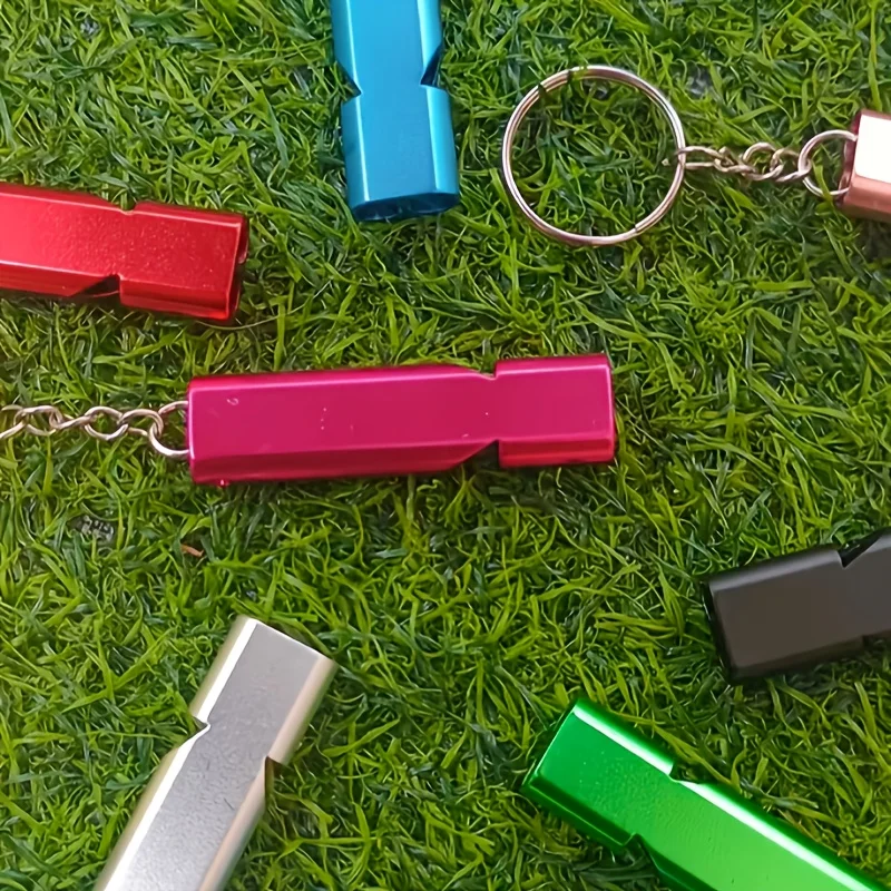 9 Stück/18 Stück gemischte Farben für den Außenbereich, Dual-Frequenz-Pfeife