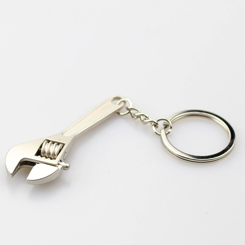 Car Metal Adjustable Universal Spanner Bicycle Motorcycle Mini Wrench Keychain