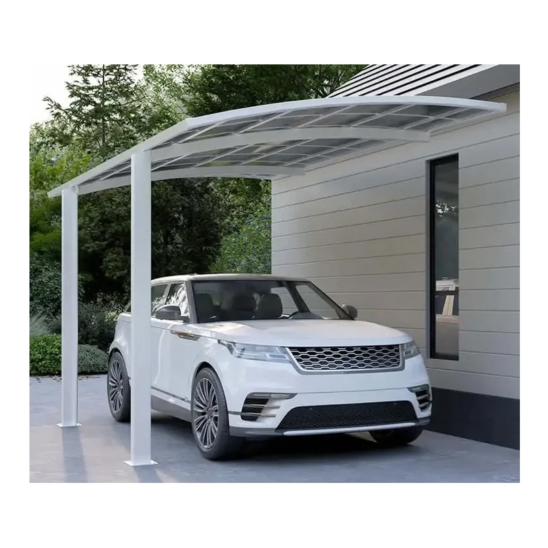 

Aluminum Outdoor Shade Carport Polycarbonate Parking Cantilever Metal Canopy