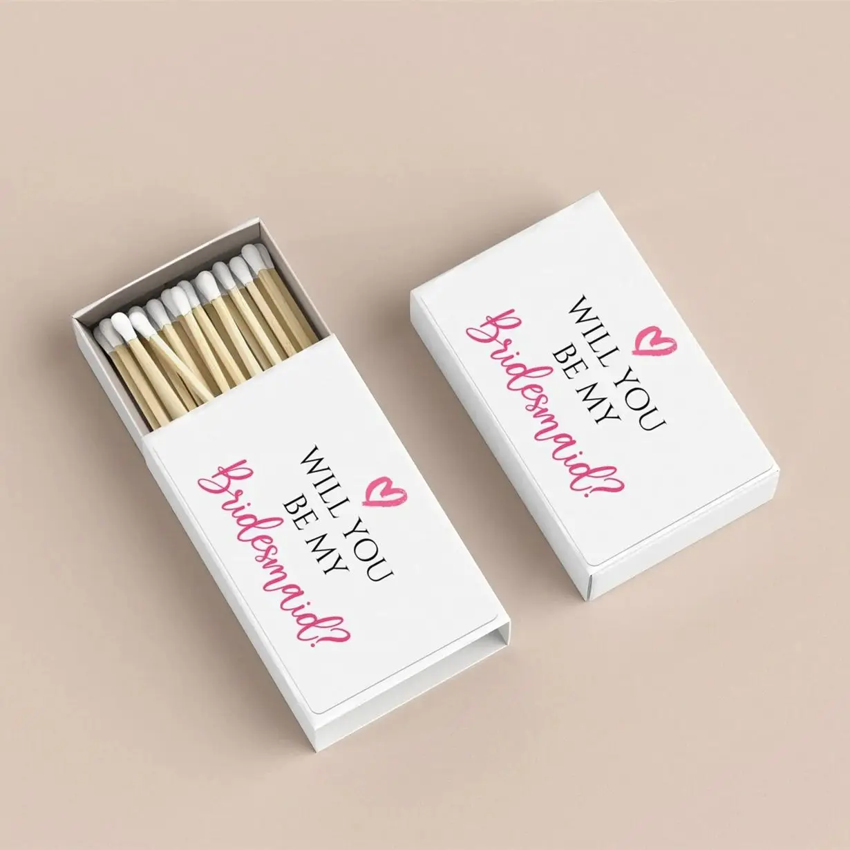 

Подарочные коробки для предложения подружки невесты/Will You Be My Bridesmaid Gift/Идеи коробки для предложения подружки невесты/объемные спички/подружки невесты