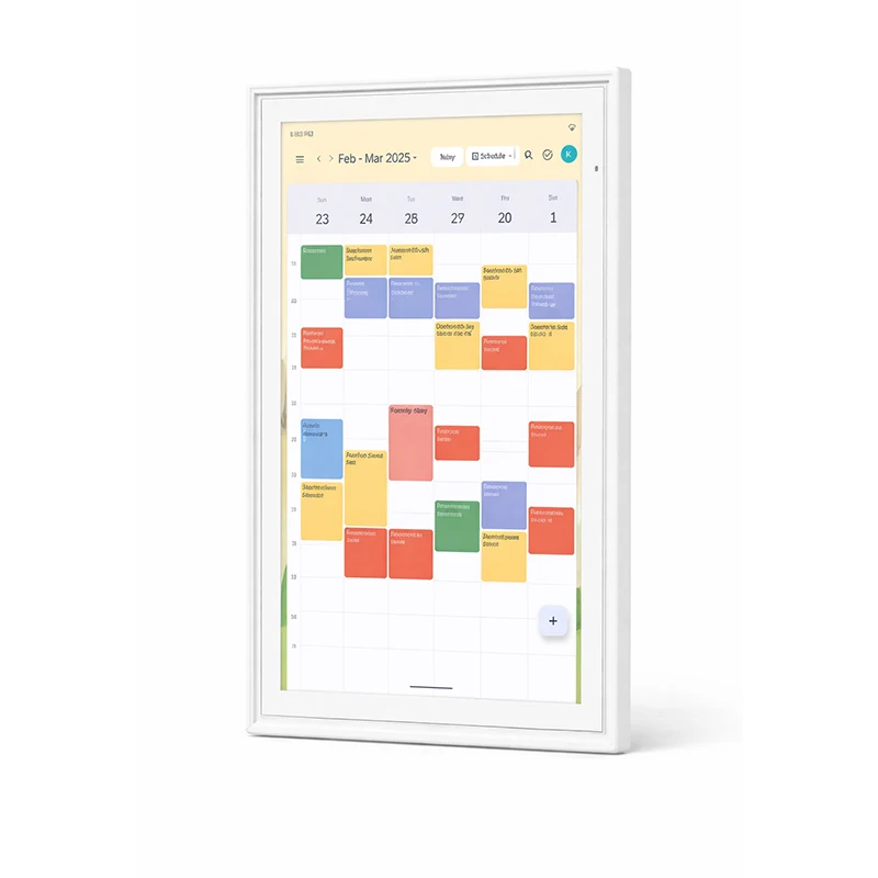 

15.6 Inch Touch Screen Digital Calendar Clock Avi/Mp3 Support Plastic For Professional Daily Planning Meeting Reminders Deadline