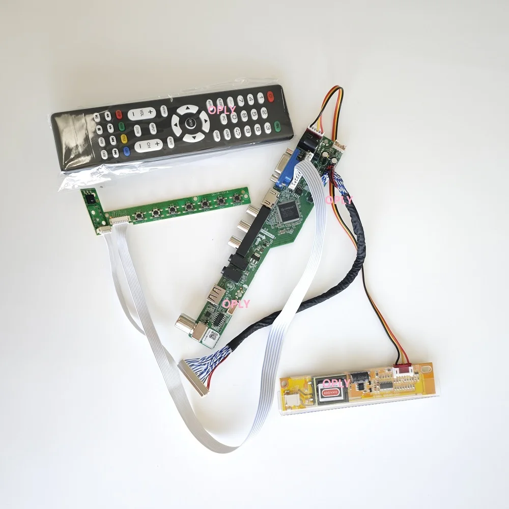 

TV Controller board kit for HT141WXB LP133WX1 LTN121W11280X800 VGA HDMI-compatible USB RF LCD panel AV screen monitor DIY