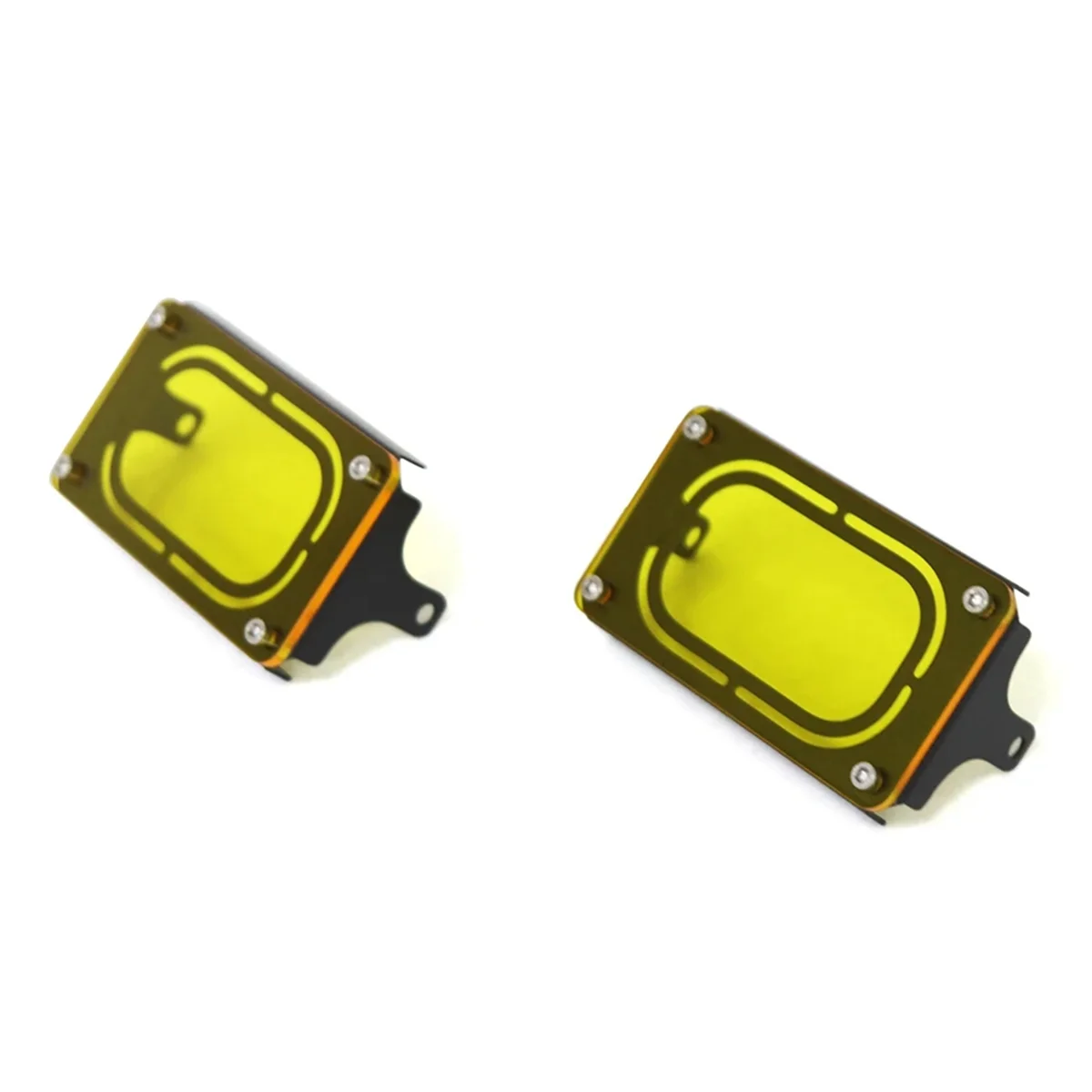 غطاء حماية ضوء الضباب LED للدراجات النارية البارعة لملحقات ZONTES 368G أصفر متين