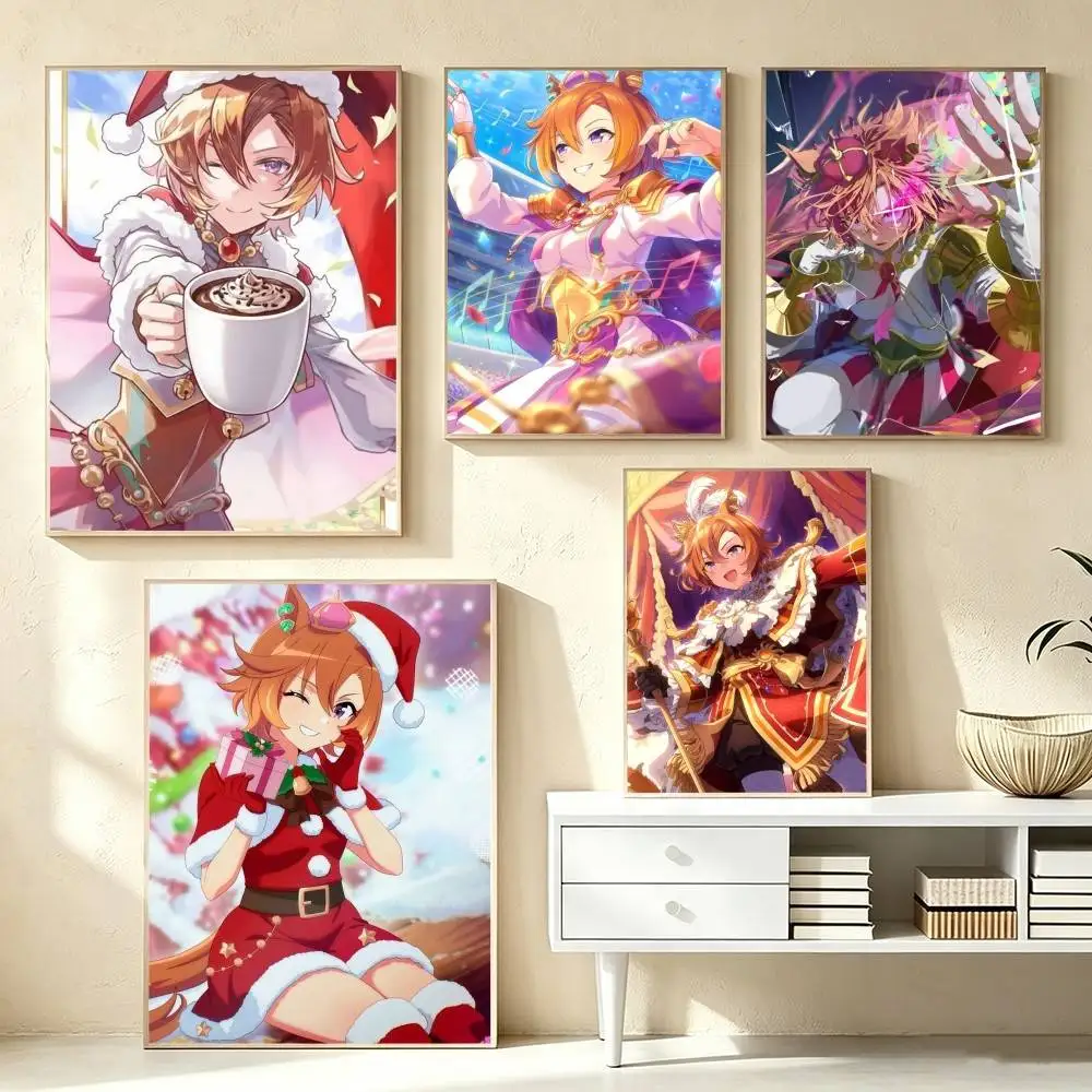 Tm opera o UMA  Poster High Quality Dorm Living Room Aesthetic Wall Decoration Painting Stickers Gift