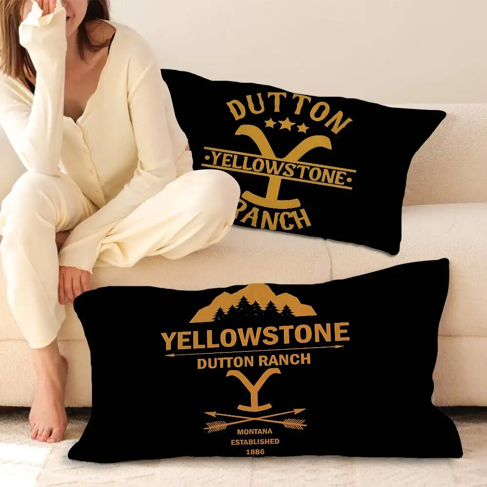 

Наволочка из полиэстера для дома, в стиле сериала «Йеллоустон», быстросохнущая, легкая и простая в уходе
