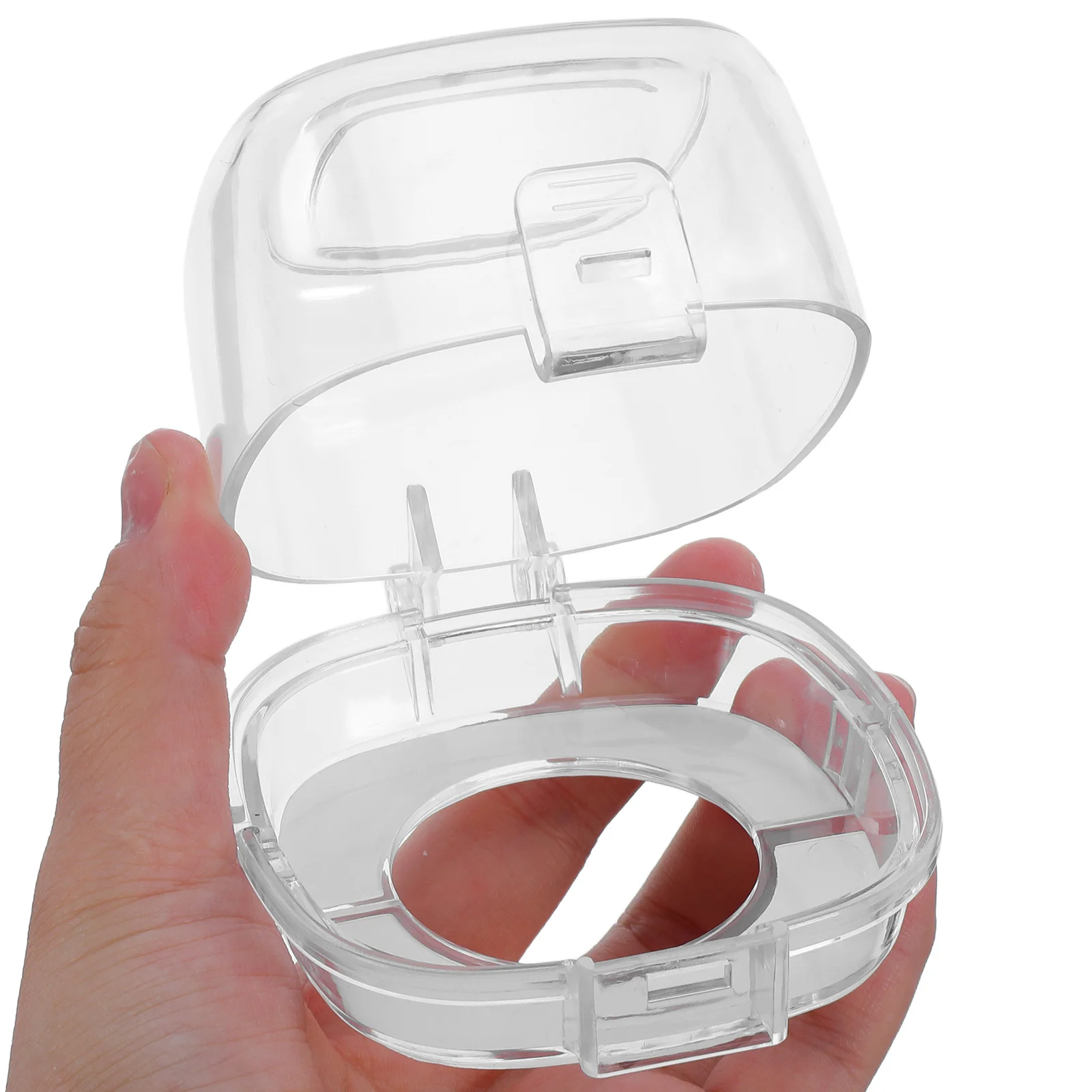 

4Pcs Heat Resistant Gas Stove Knob Covers Child Proof Safety Protector Universal Kitchen Oven Burner Knob Guards Transparent