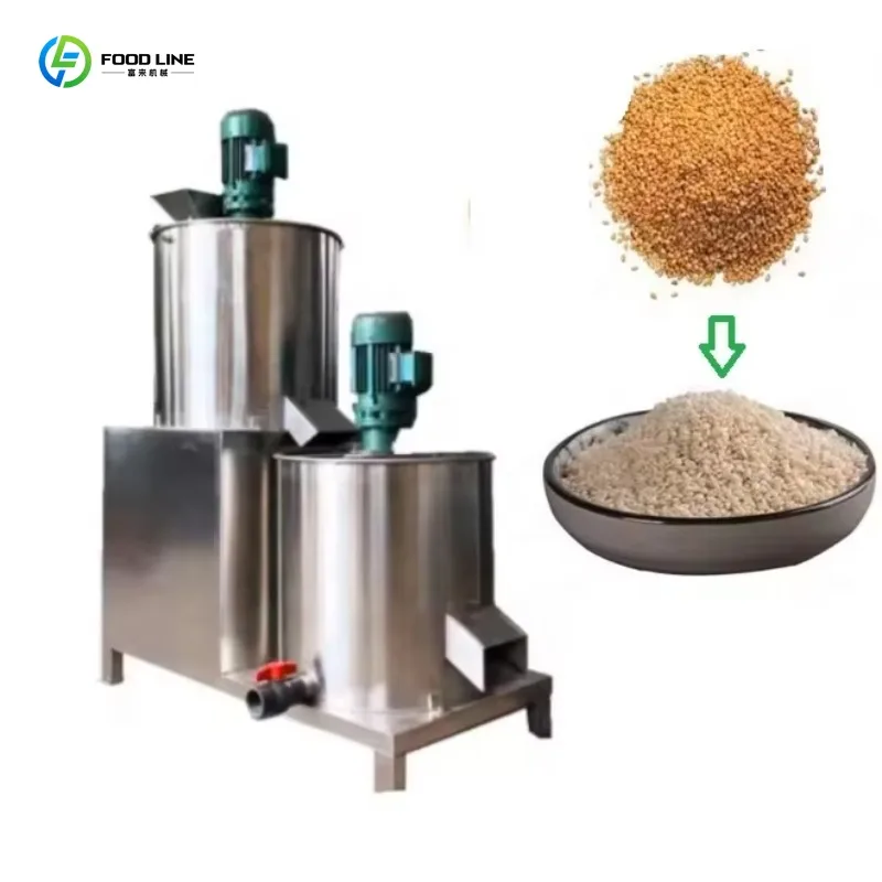 Customized High Efficiency Black And White Sesame Peeler Equipped Premium Motor For Stable Shelling And Skin Removing