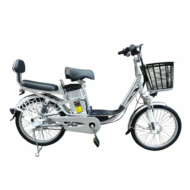 

20-Inch Aluminum Alloy 48V Double Shock-Absorbing Electric Bicycle Men's and Women's Lightweight Power-Assisted Battery Car