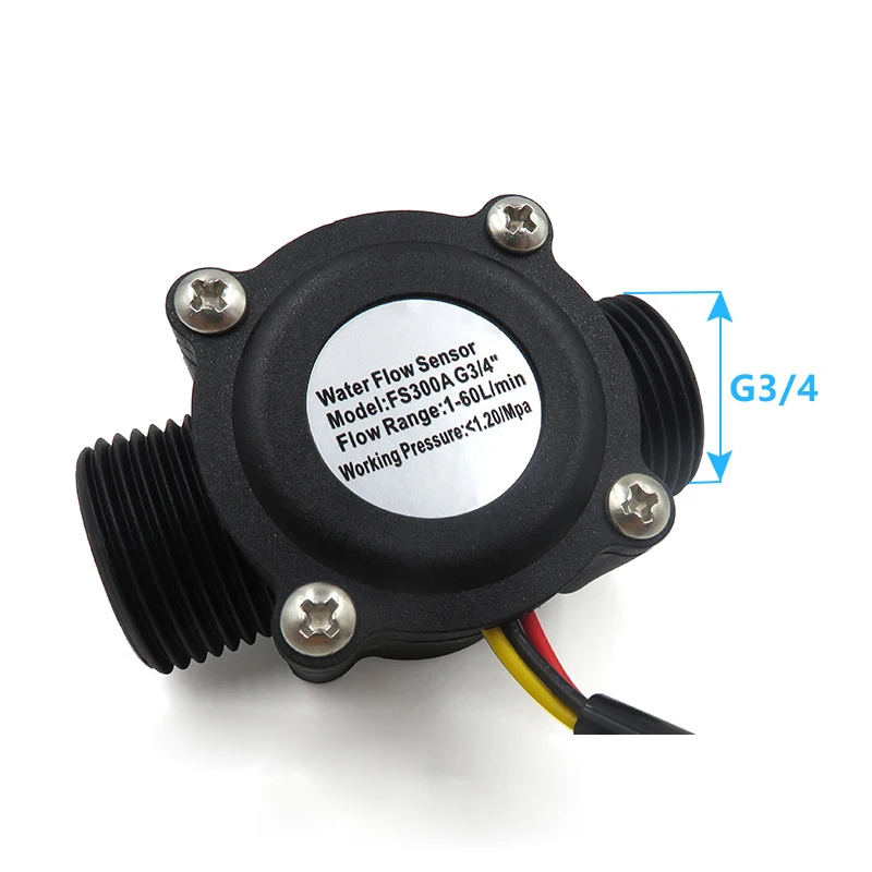 1/2" 3/4" 1"Water Flow Sensor Flow Meter Hall Flow Sensor Water Control Liquid Sensors Switch