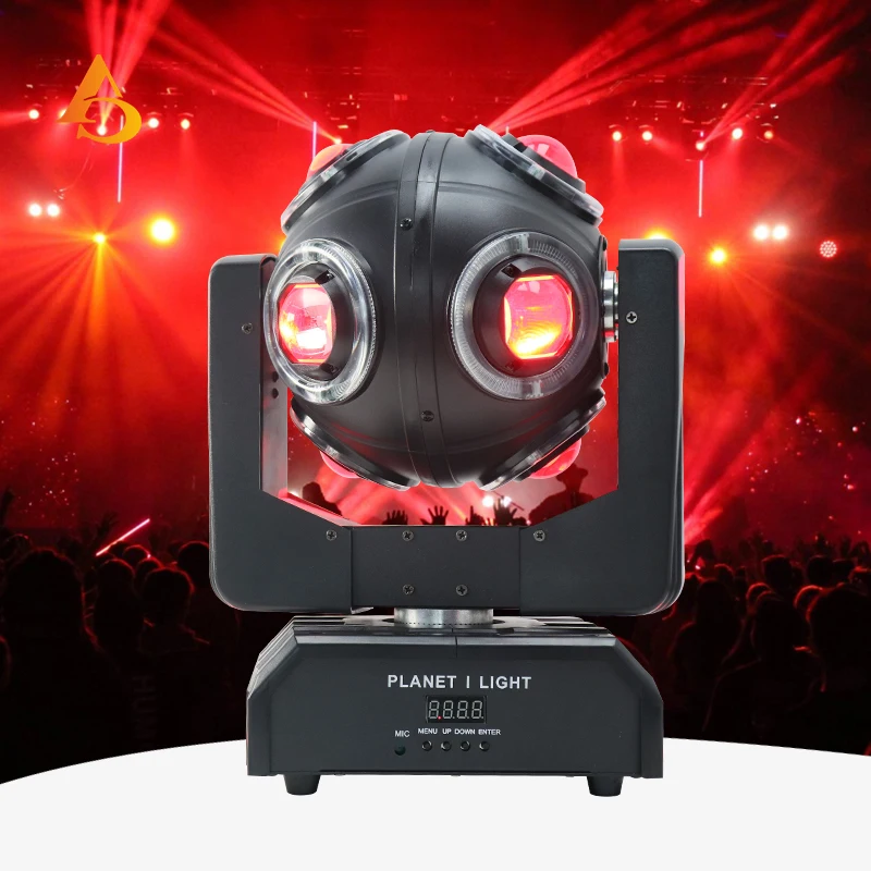 

LED 150w Moving Head 8x15W Beam Light RGBW 4in1 LED DJ Stage Tilt scan 360°Rotation DMX 512 Disco Bar Dj