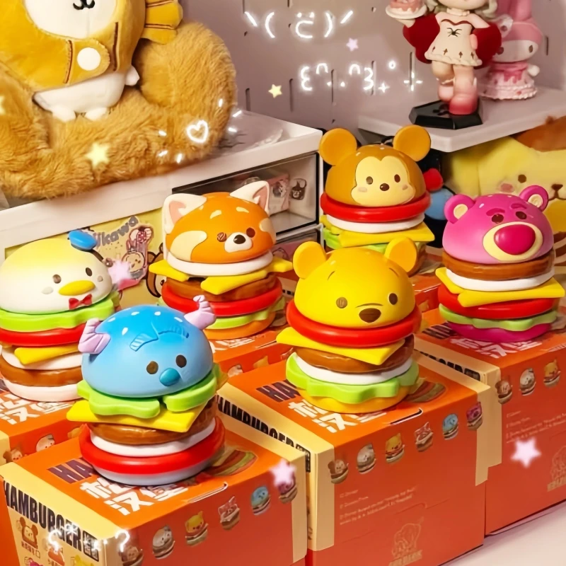 

Authentic Disney Songsong Burger Puzzle Multiplayer Interactive Desktop Game Thinking Training Trendy Play Ornament Blind Box