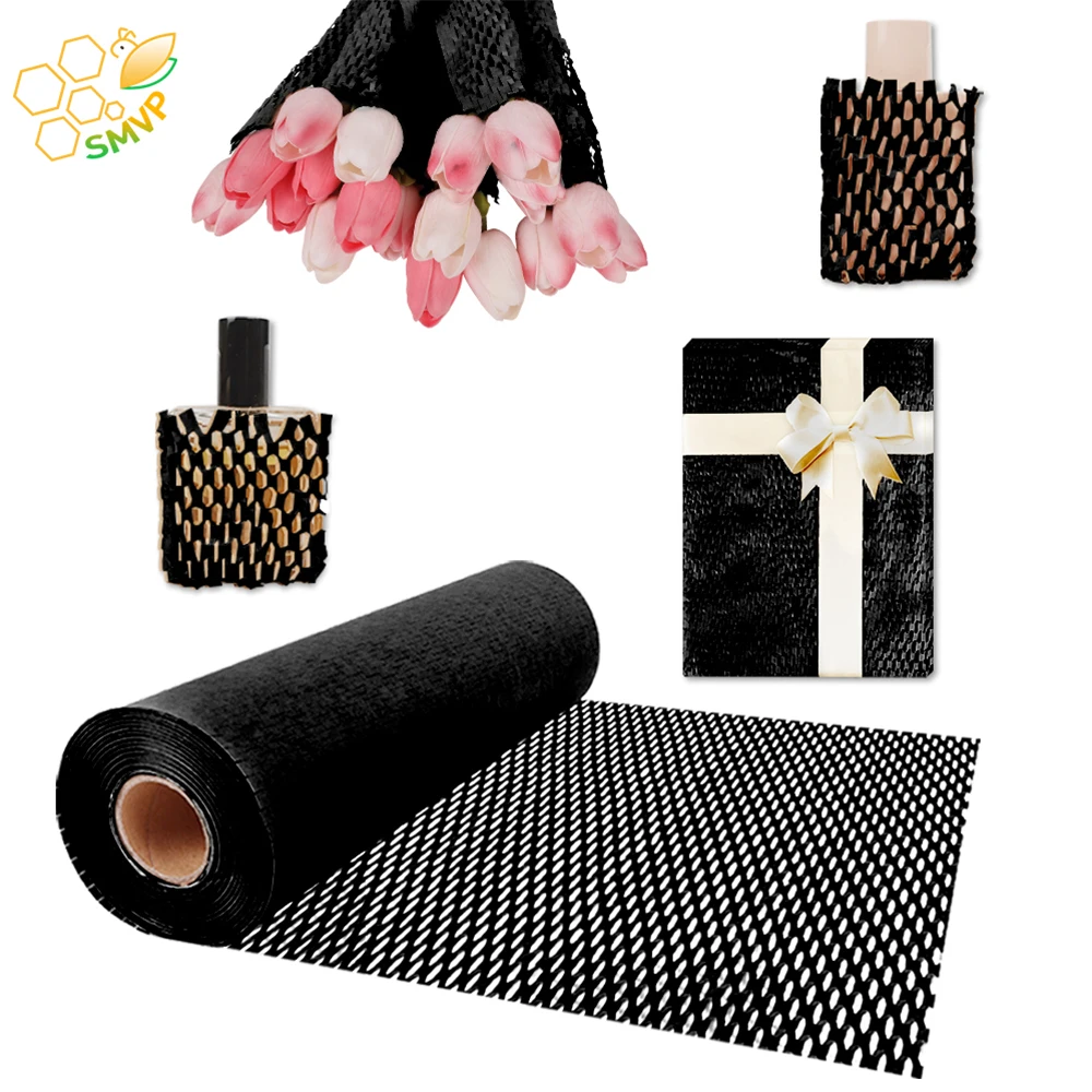 Wrapping Paper Roll 5/10/20/40/50m Honeycomb Paper Wedding Christmas Birthday Party Wrapping Parcel Art Craft Materials