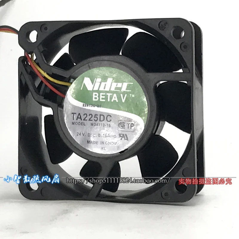 ORYGINALNY M34313-16 TA225DC 24V 0.16A 6025 60*60*25mm NOWY WENTYLATOR CHŁODZĄCY RADIATOR