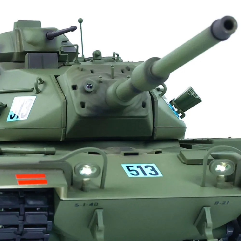 Model czołgu RC 1/16 TD M60A3 USA zdalnie sterowany, czołgi bojowe na podczerwień z pociskami BB, RTR, model samochodu, dym, gotowy do jazdy, zabawka Panzer, prezent
