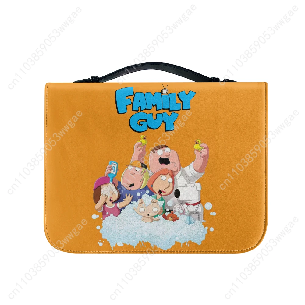 Family Guy Bible Bags Christian Gifts Personalized Covers Bible Pack Waterproof Leather Bag High Quality Pockets Package Case