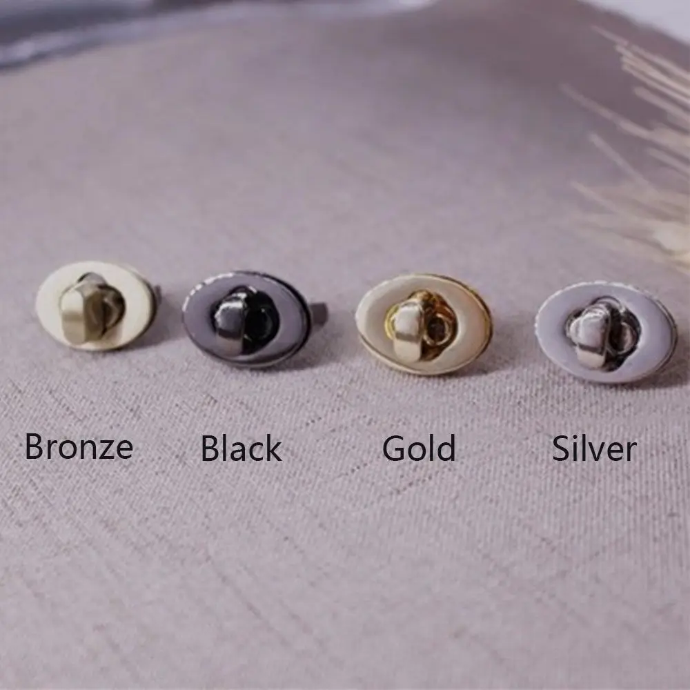 Exquisite Handbag Egg Shape Oval Clasp Turn Lock Hardware DIY