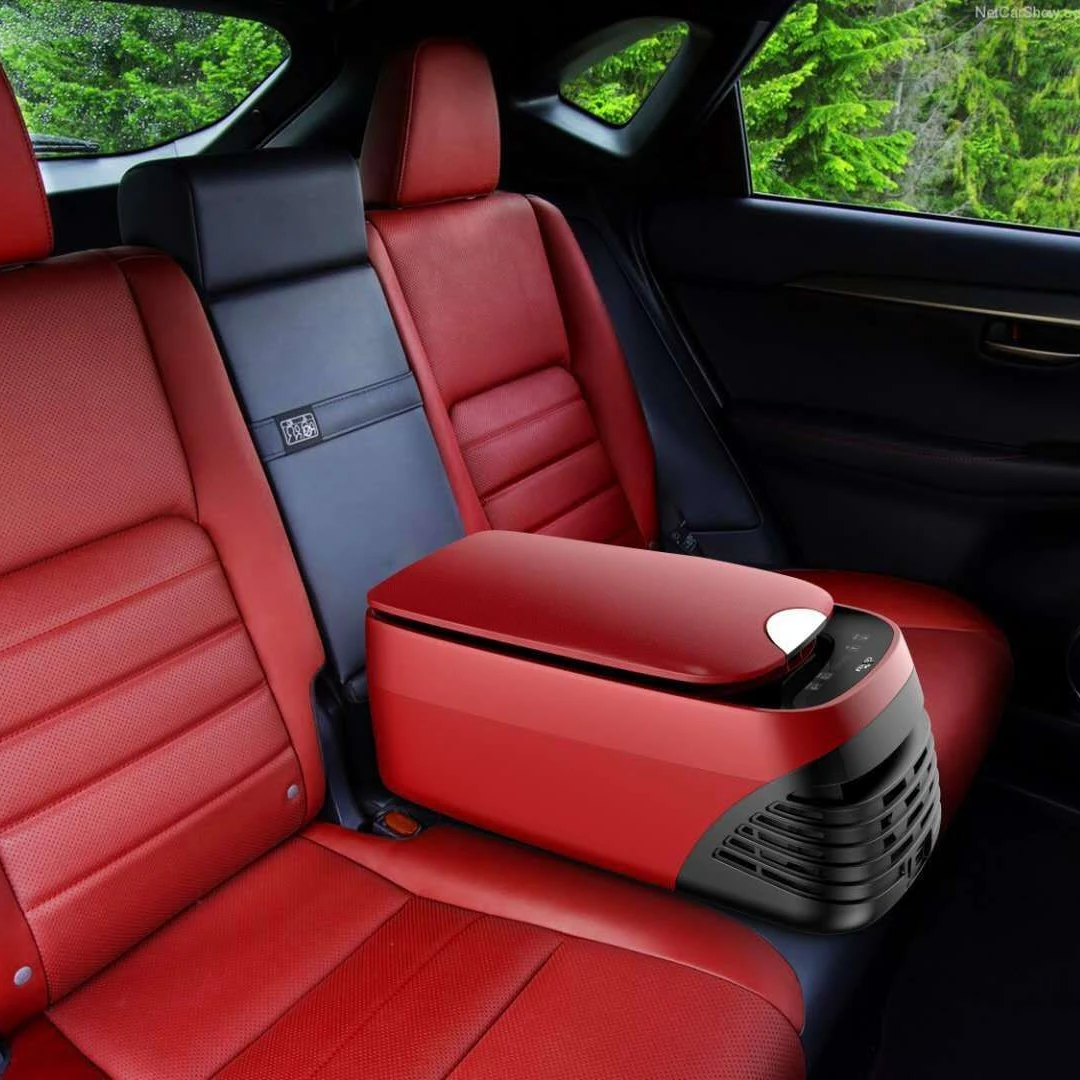 

Hot Sale 8L Portable Electric Cooler Box with Armrest Mini Car Refrigerator Compressor Freezer 24V Voltage Plastic Ice Maker