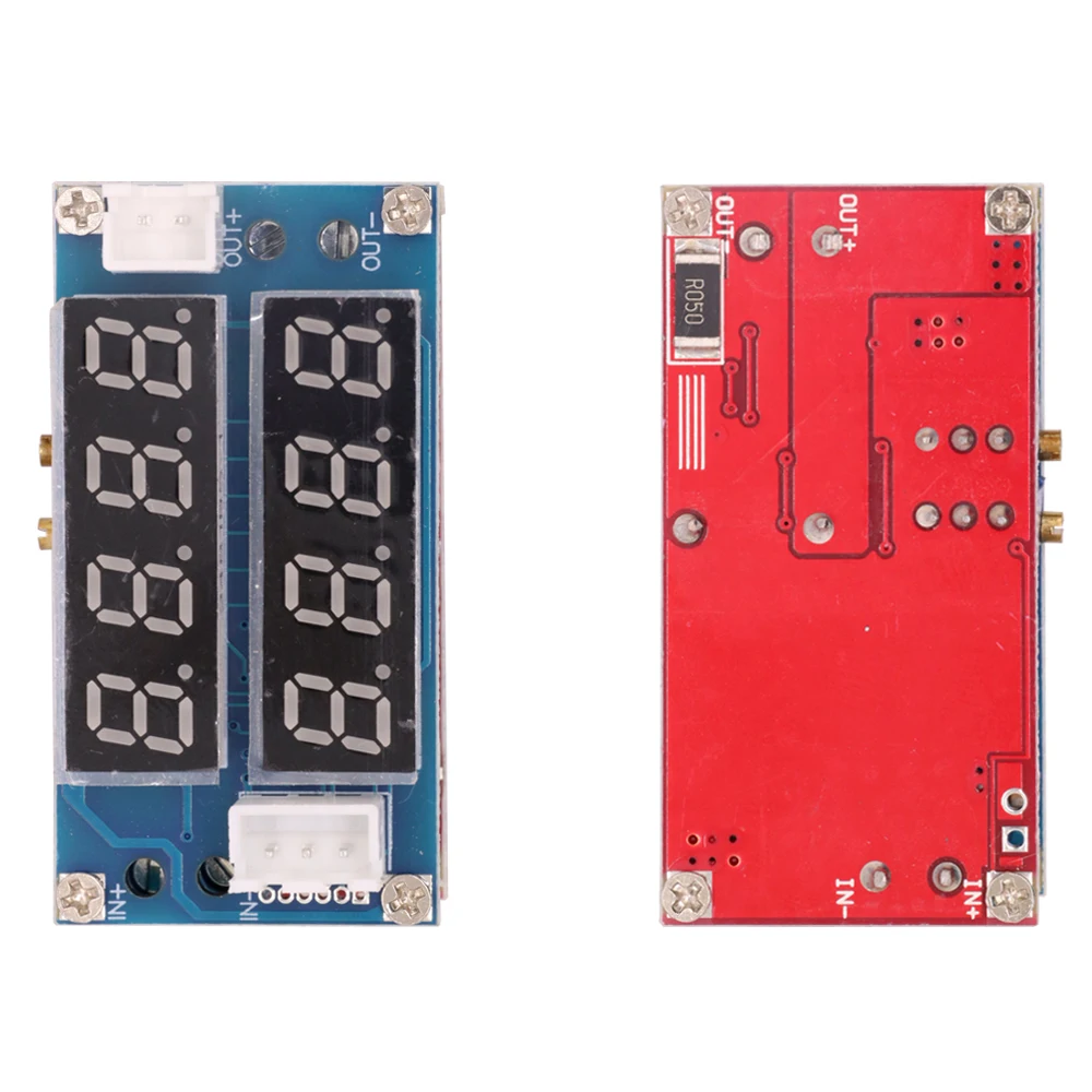 2 in 1 XL4015 5A 75W Adjustable Power CC/CV Step-Down Charge Module LED Driver Voltmeter Ammeter Constant Current Voltage