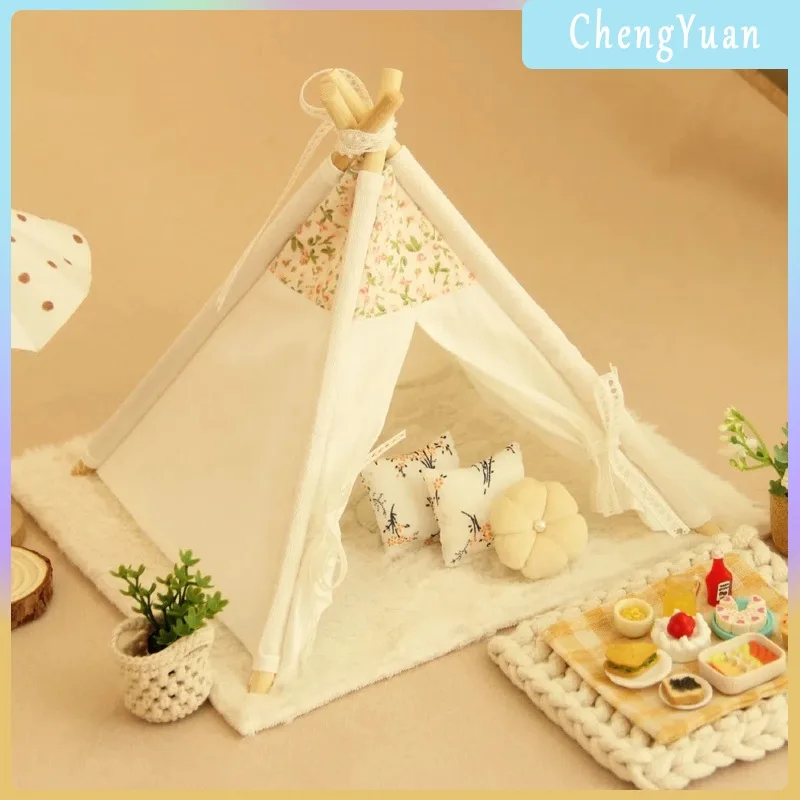 

Bjd12 очков Ob11, мини-палатка, реквизит для фотосессии, модель кукольного домика, миниатюрная мебель, аксессуары, детские игрушки