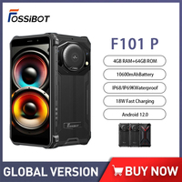 FOSSiBOT F101 P Rugged Smartphone Android 10600mAh 24MP Camera 4GB+64GB Mobile Phone Octa Core 5.45\