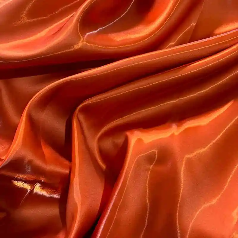 Wide 1.5M Liquid Crystal Satin Fabric-Galaxy Gloss for Haute Couture Dresses Designer Suits | Premium Fashion Textile view 4