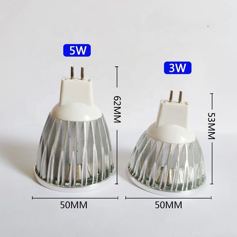 10Pcs High Quality Aluminum Cup LED MR16 GU10 E27 COB Chip Spotlight 3w5w7w9w12w 220V/ LED Bulb Beam Angle 36 Degree Spotlight