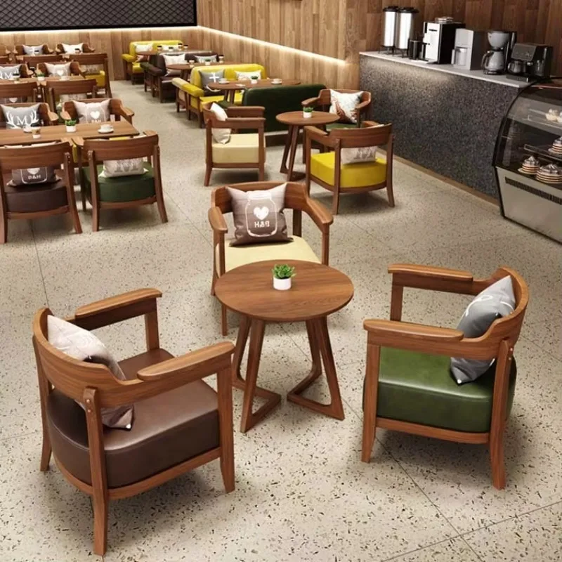 Modern Hotel Restaurant Furniture Fast Food Restaurant Table Sets Coffee Shop Furniture Cafe Table and Chair New Design view 6
