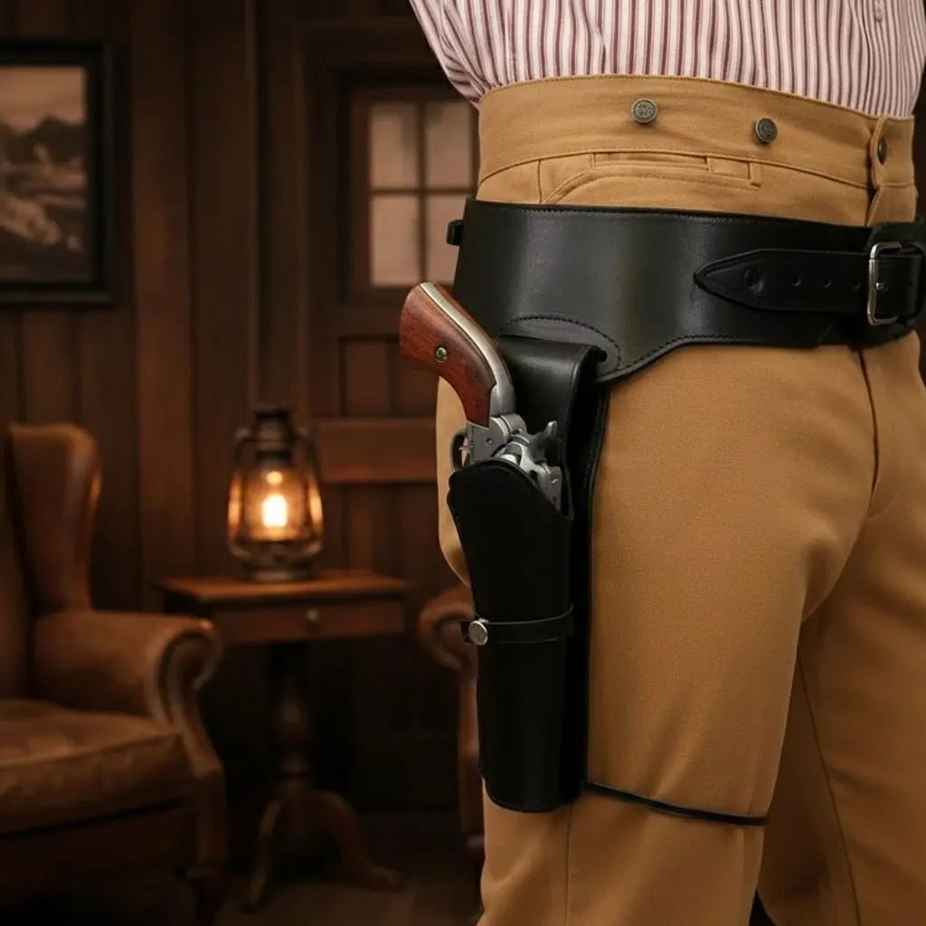 

Средневековая кожа эпохи Возрождения - реквизит для косплея в стиле стимпанк Western Cow boy Revolver