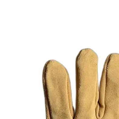 Flame Retardant Cowhide Welding Gloves Heat Resistant for Electric Welding MIG TIG Tasks Reinforced Fingers Comfortable