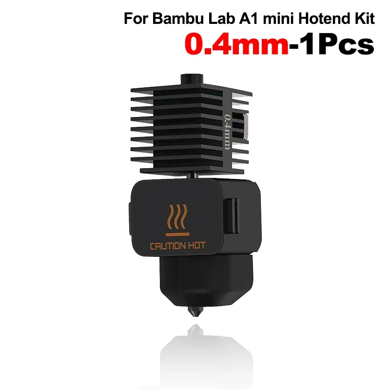 3D-printeronderdelen voor Bambu Lab A1 A1 Mini Montage Hotend Kit 0.2 0.4 0.6 0.8mm voor Bambu Lab A1/A1 mini Nozzle Siliconenborstel