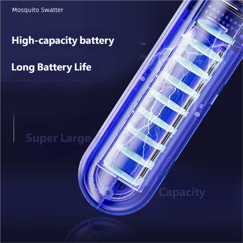 HOMEFISH Portable Folding Electric Mosquito Swatter Automatic Lure Killer Lamp - Compact Mosquito Control Device for Outdoor Use image 4