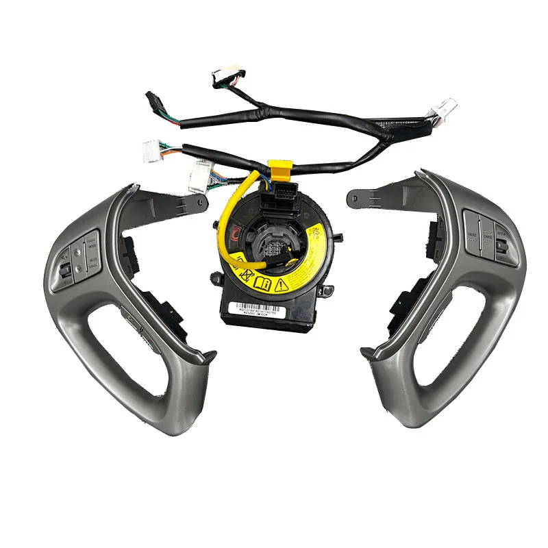 

For Hyundai ix35 Tucson Car Steering Wheel Cruise Vol Control Buttons With Spring Dark Grey Car Cruise Control Buttons