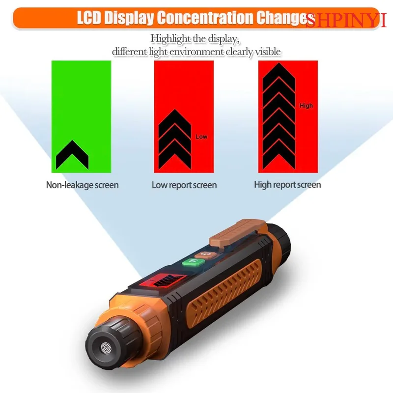 เครื่องตรวจจับการรั่วไหลของก๊าซแอมโมเนียแบบพกพาสำหรับใช้ในบ้าน Aikesi Jly-50a เครื่องตรวจจับการรั่วไหลของก๊าซสำหรับทำอาหารในครัว