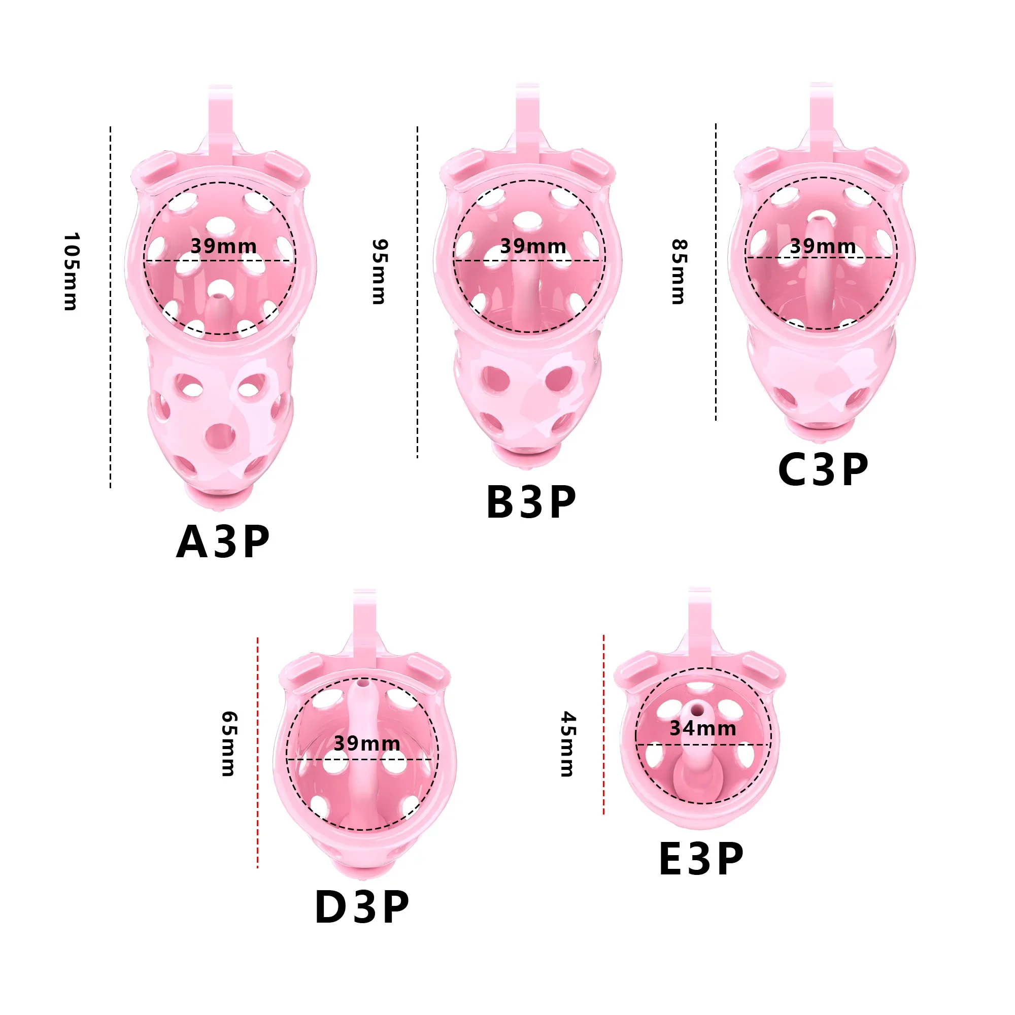 ABS Cobra Chastity Cage BDSM Penis Bondage Cock Cage with 5 Size Rings Penis Ring Gay Male Sex Toys Adult Erotic Products 섹스알몸